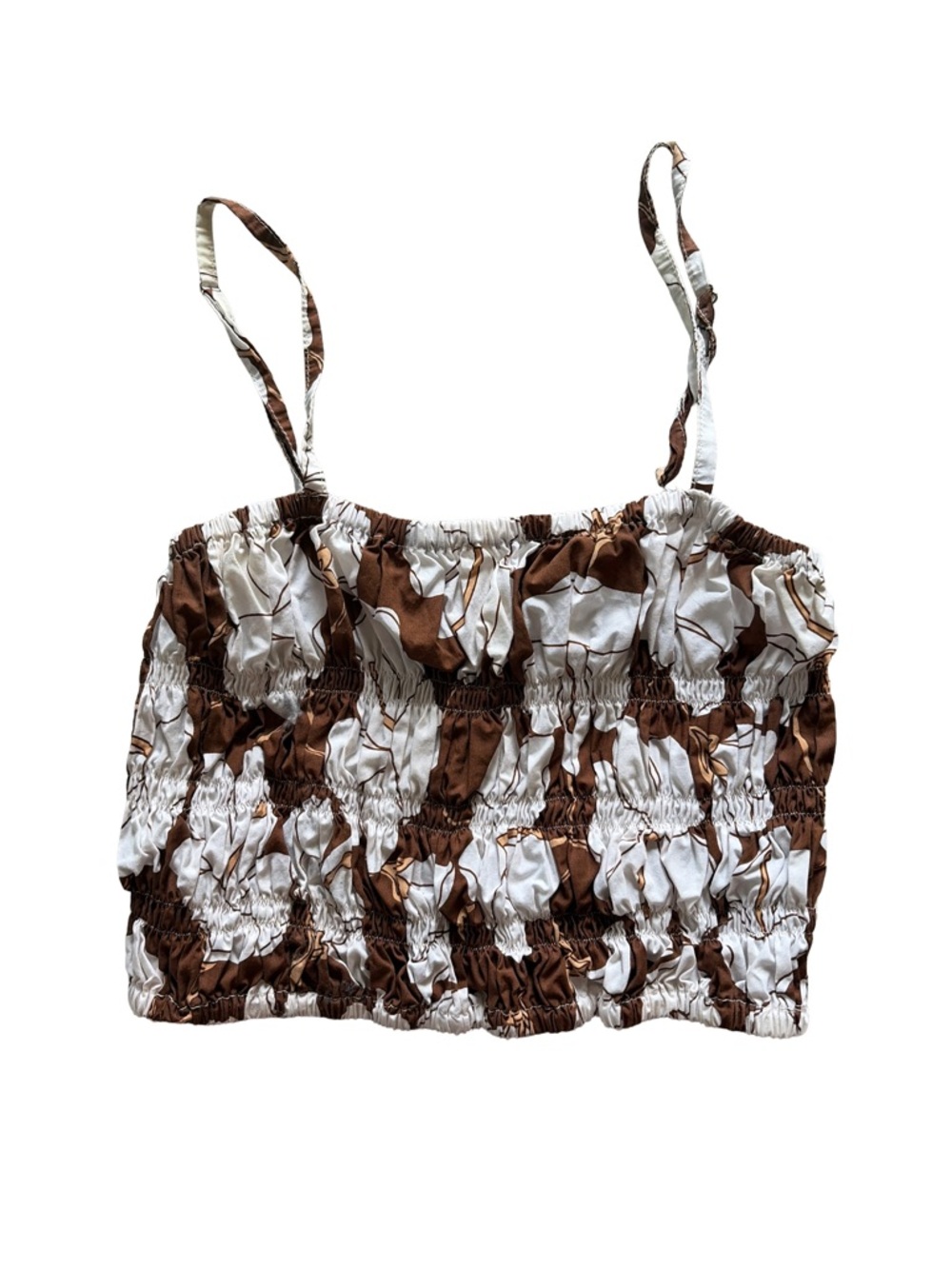 Faithfull floral smocked top